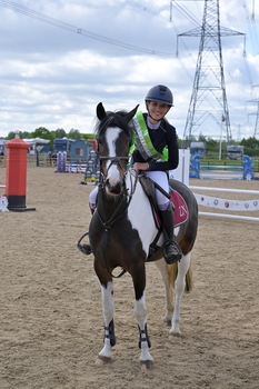 Zara Nicholls Races to Top Spot in the  STX-UK Pony British Novice Second Round at Weston Lawns